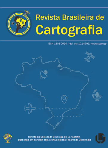 Capa da edição da Revista Brasileira de Cartografia